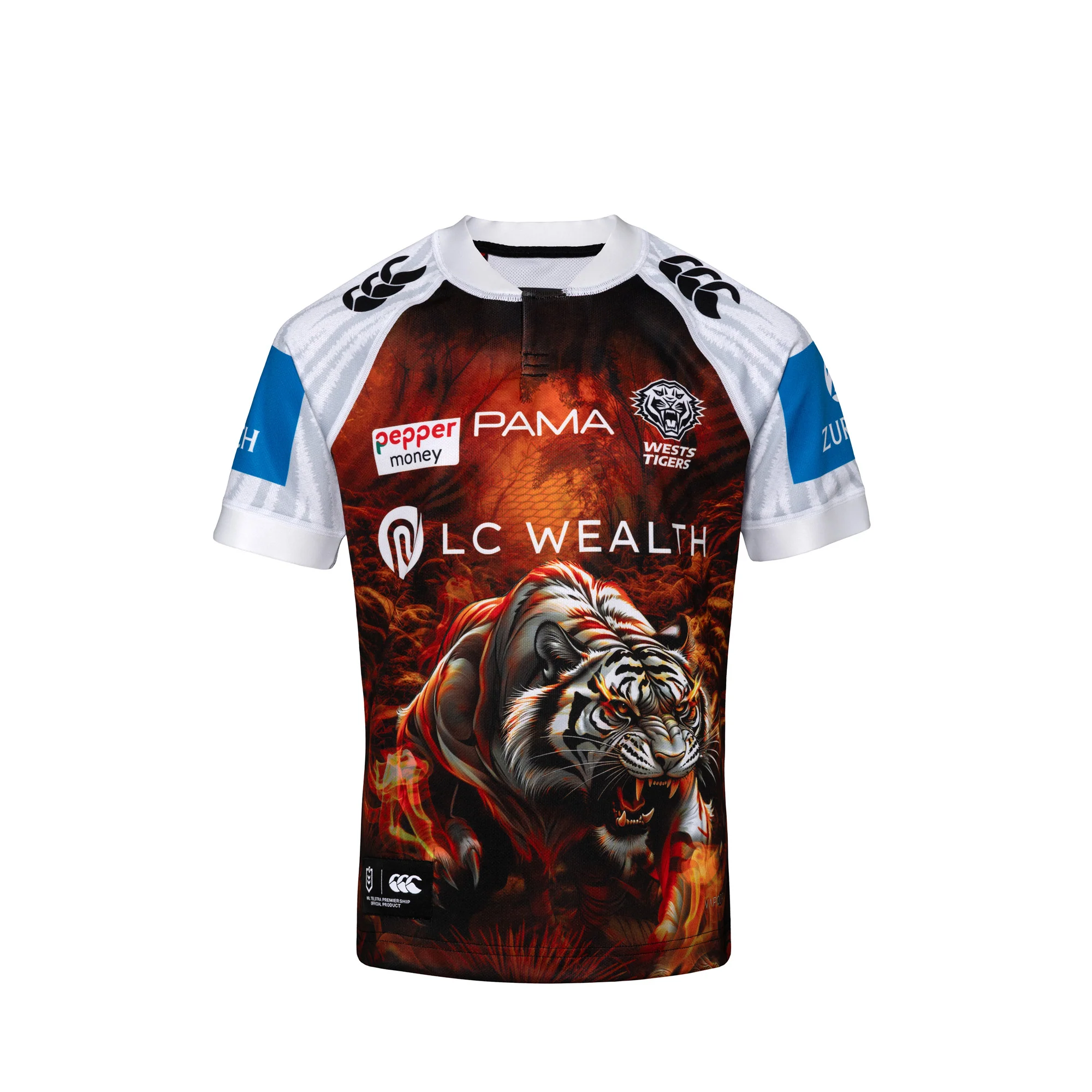 Wests Tigers 2026 Kids Captains Run Jersey