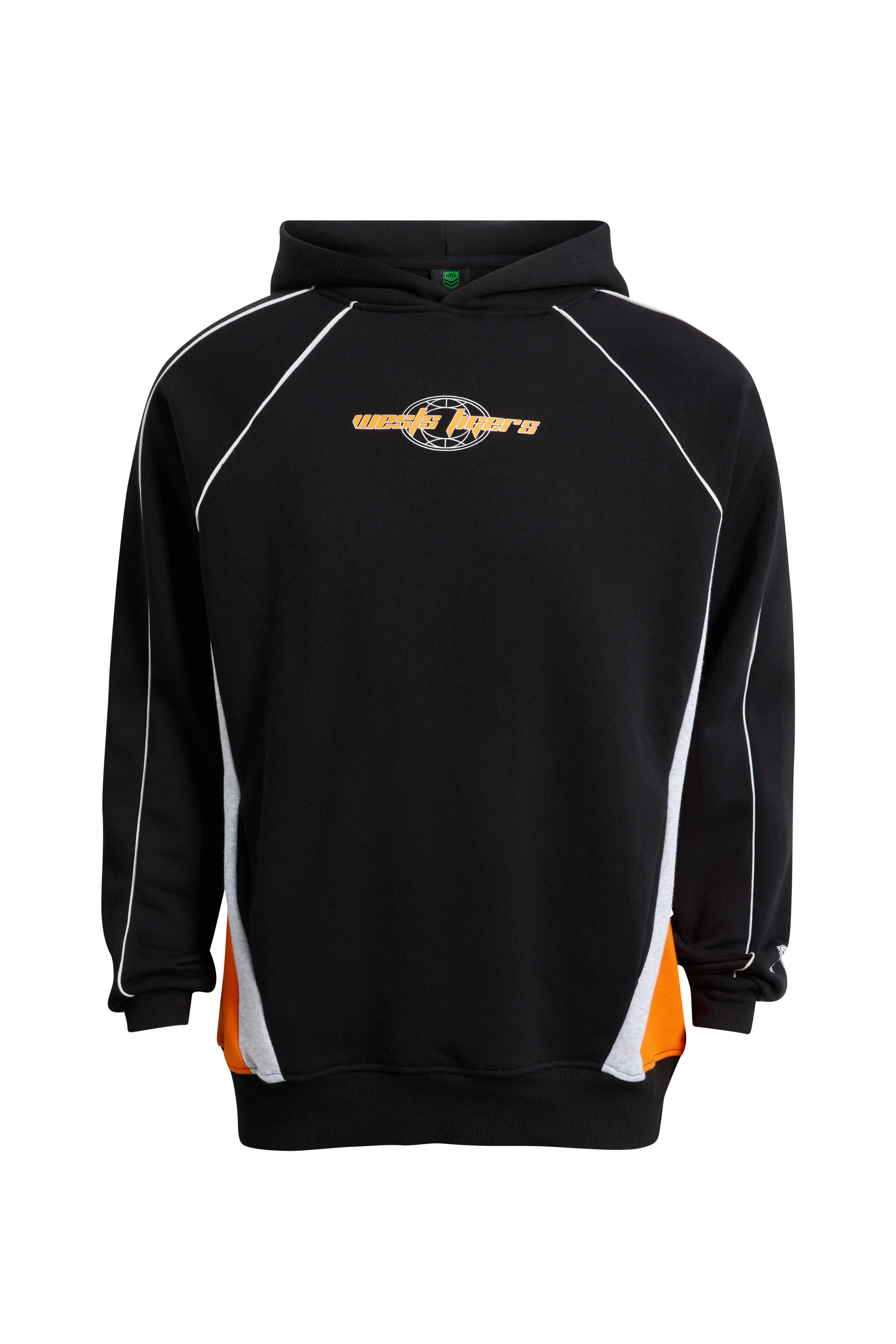 Wests Tigers Adult Club Piping Hoodie