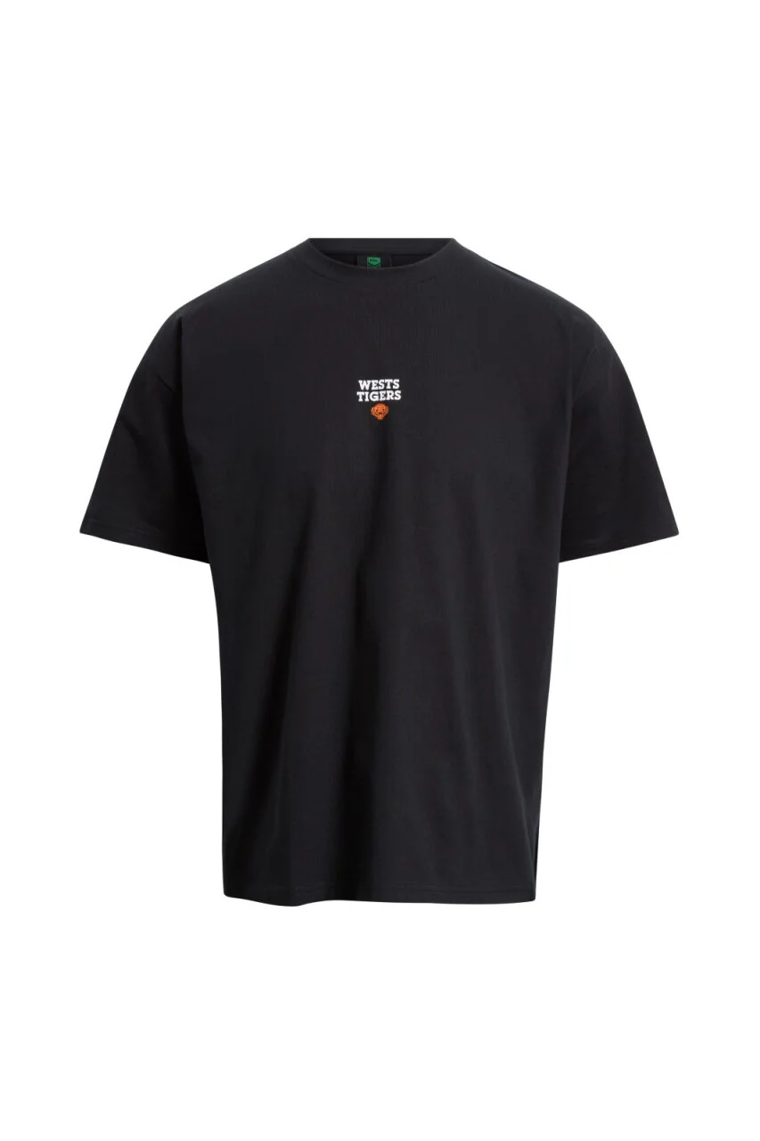 Wests Tigers Bleacher Athletic Adult Heavy Weight Clip T-Shirt