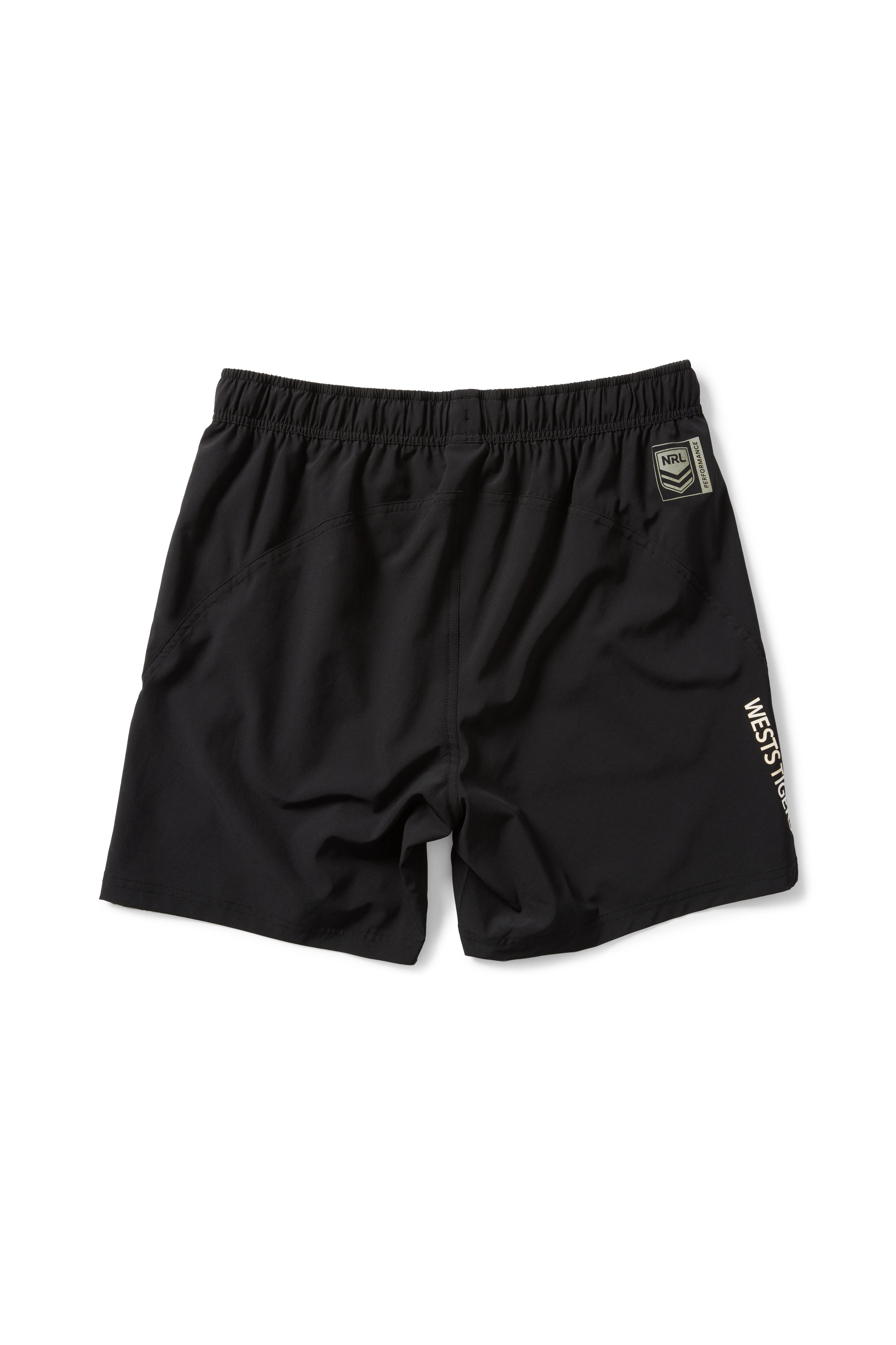 Wests Tigers Bleacher Athletic Adult Tech Shorts - Image 2