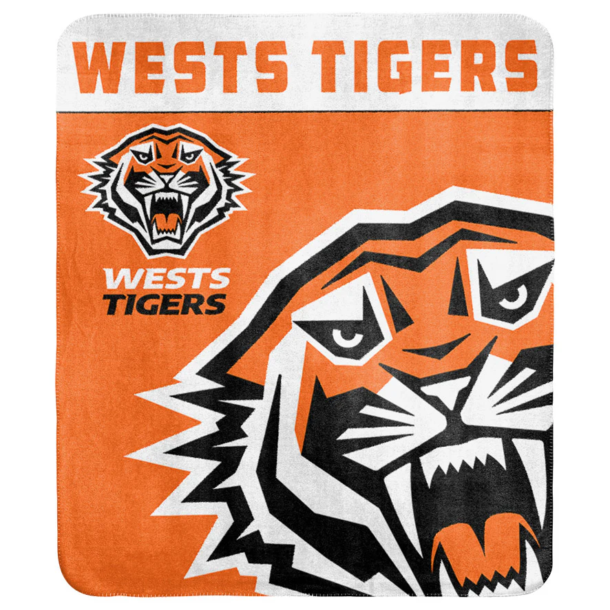 Wests Tigers Polar Fleece Blanket
