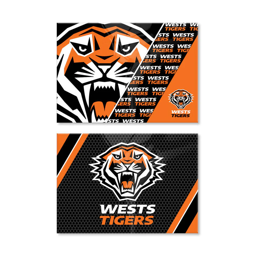 Wests Tigers Set of 2 Magnets