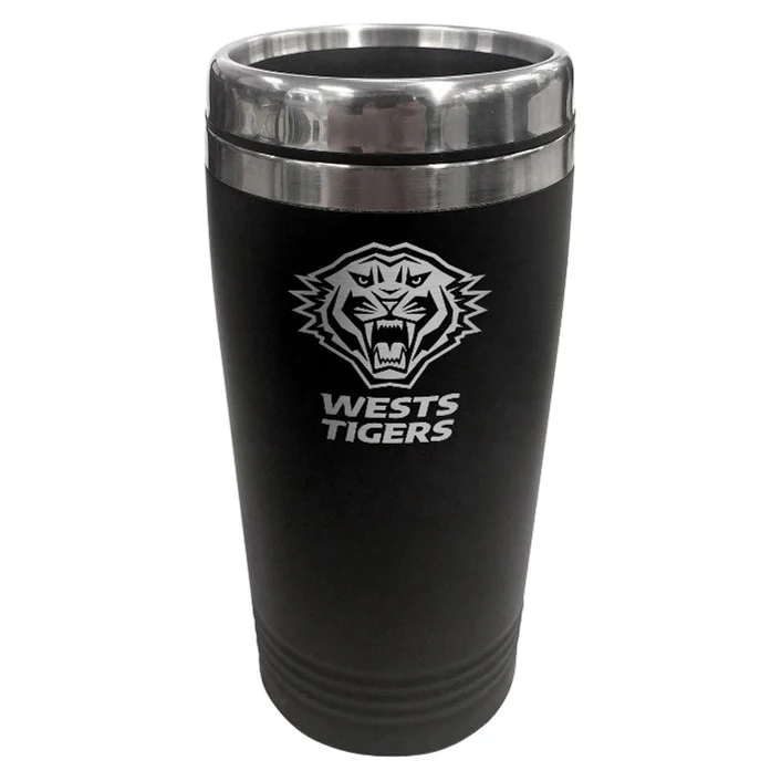 Wests Tigers Stainless Steel Travel Mug