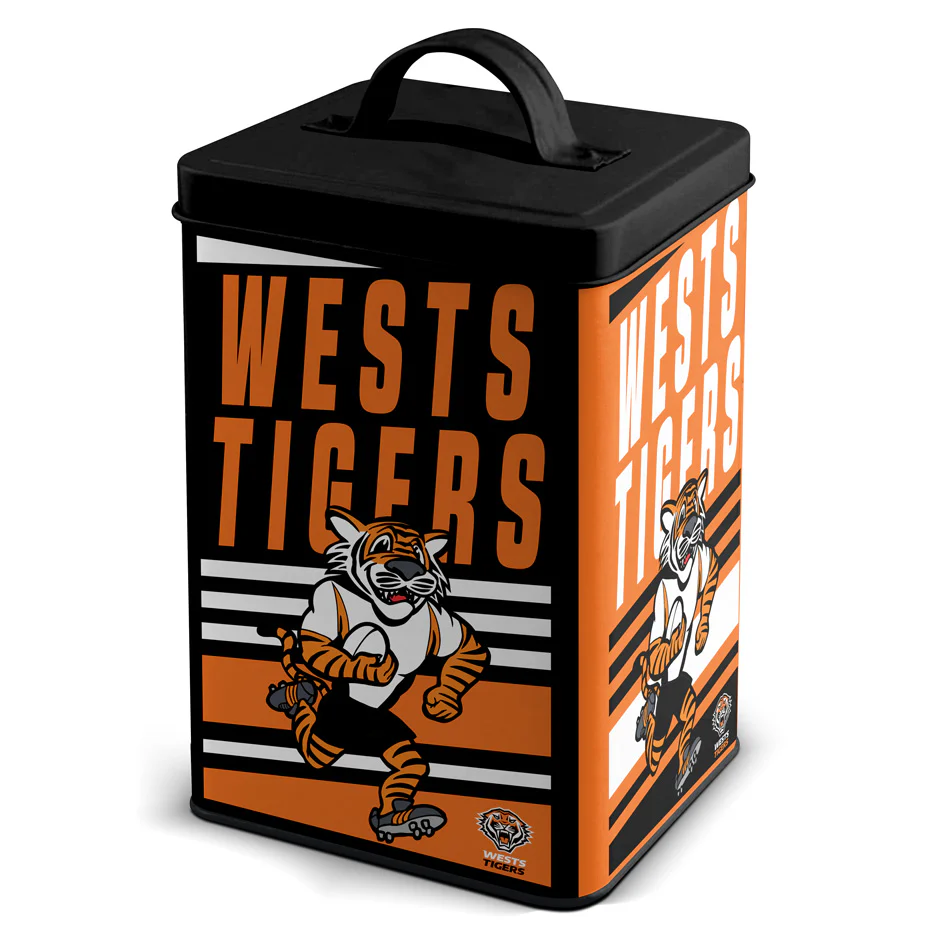 Wests Tigers Storage Cookie Tin